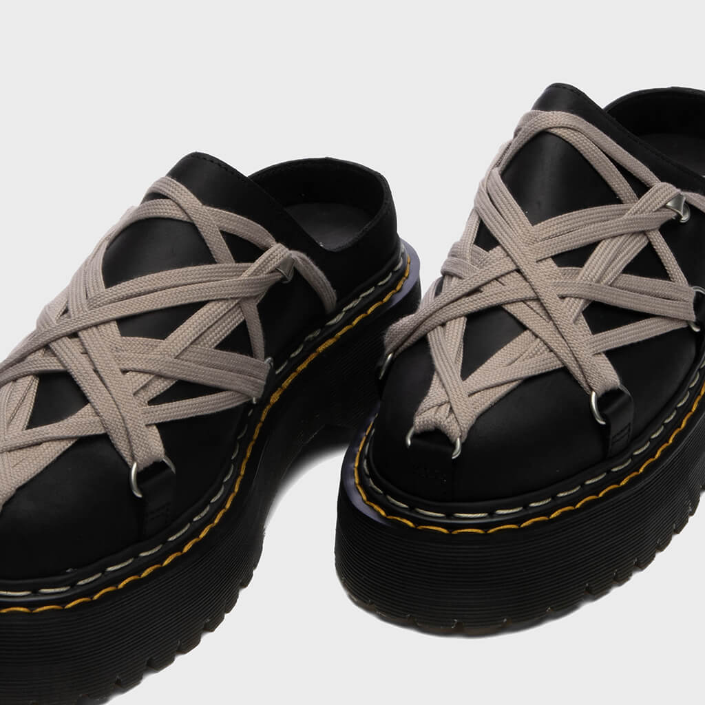 Quad Sole Megalance Mule Shoe - Black – Feature