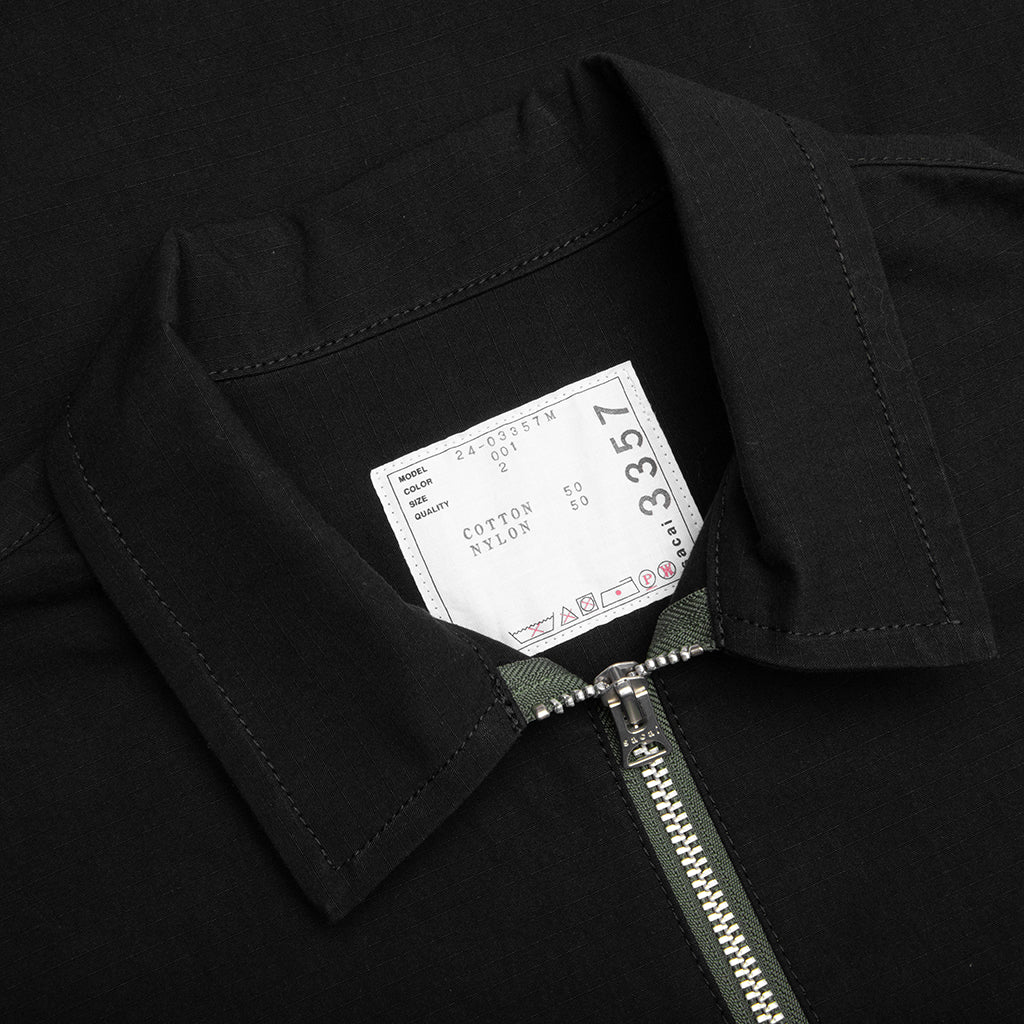 Rip Stop Pullover - Black – Feature