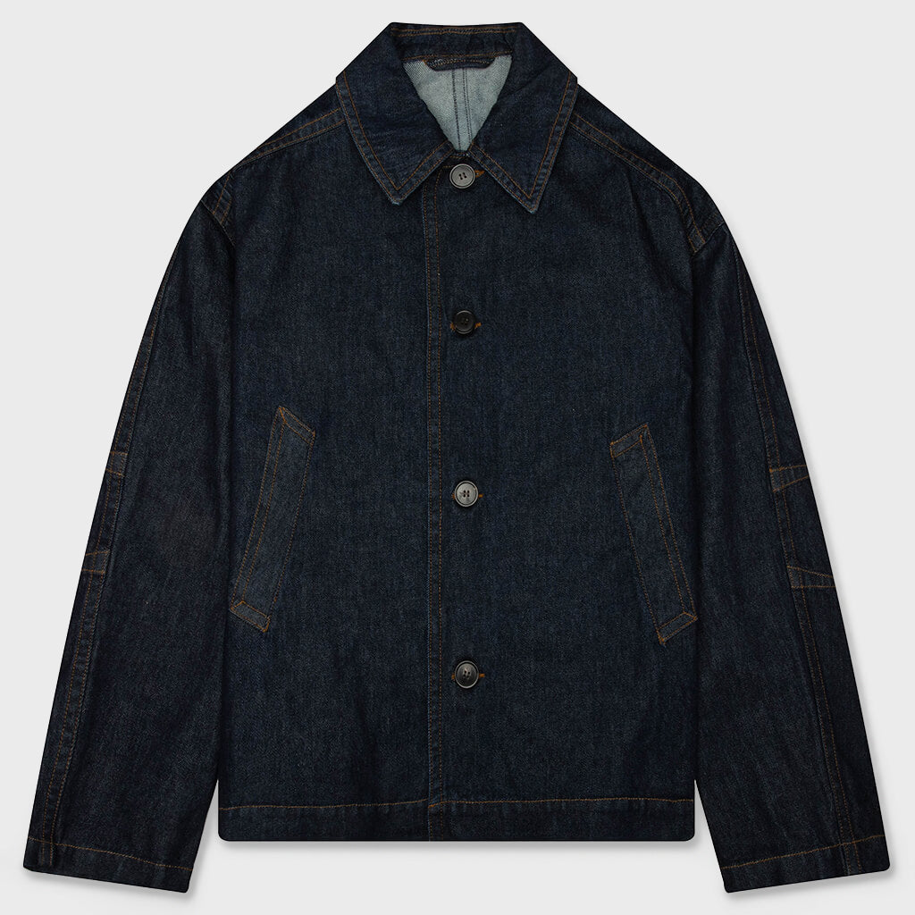 Robinson Washed Denim M.W. Coat - Indigo