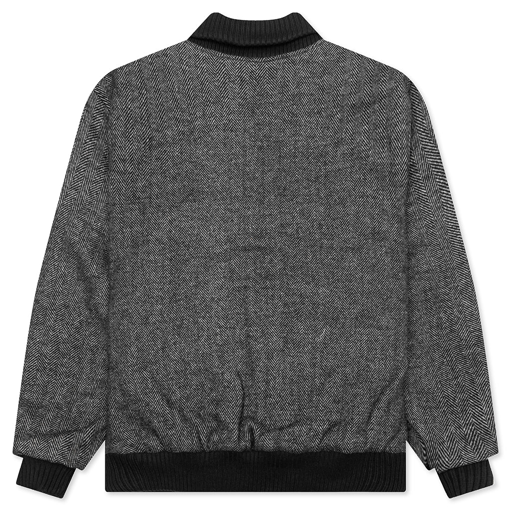 Rounded Par Varsity Jacket - Dark Grey – Feature