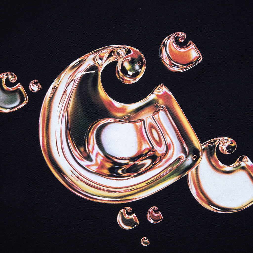 S/S Solar Chrome C-Logo T-Shirt - Black – Feature