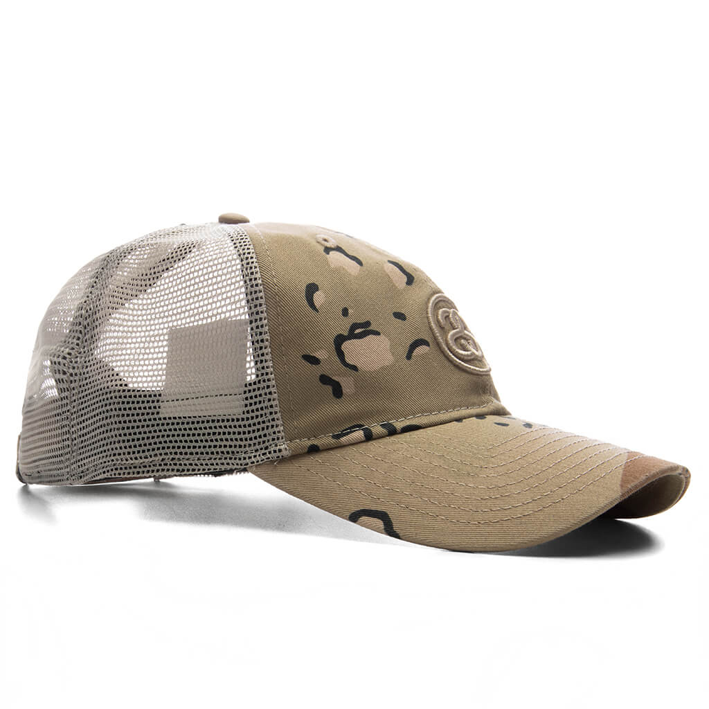 Stüssy x New Era 9TWENTY SS Link Trucker - Desert Camo – Feature
