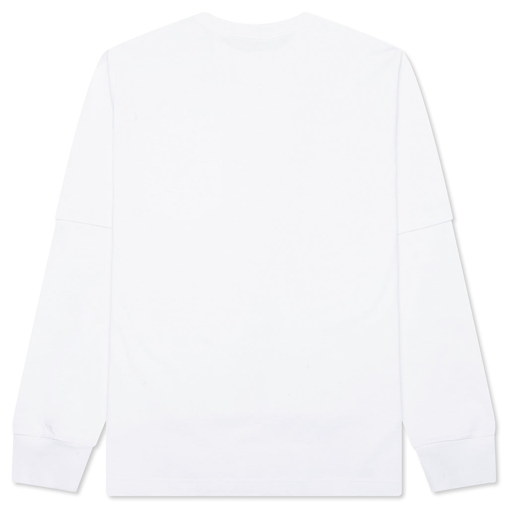 Sacai x Carhartt WIP Cotton Jersey L/S T-Shirt - White – Feature