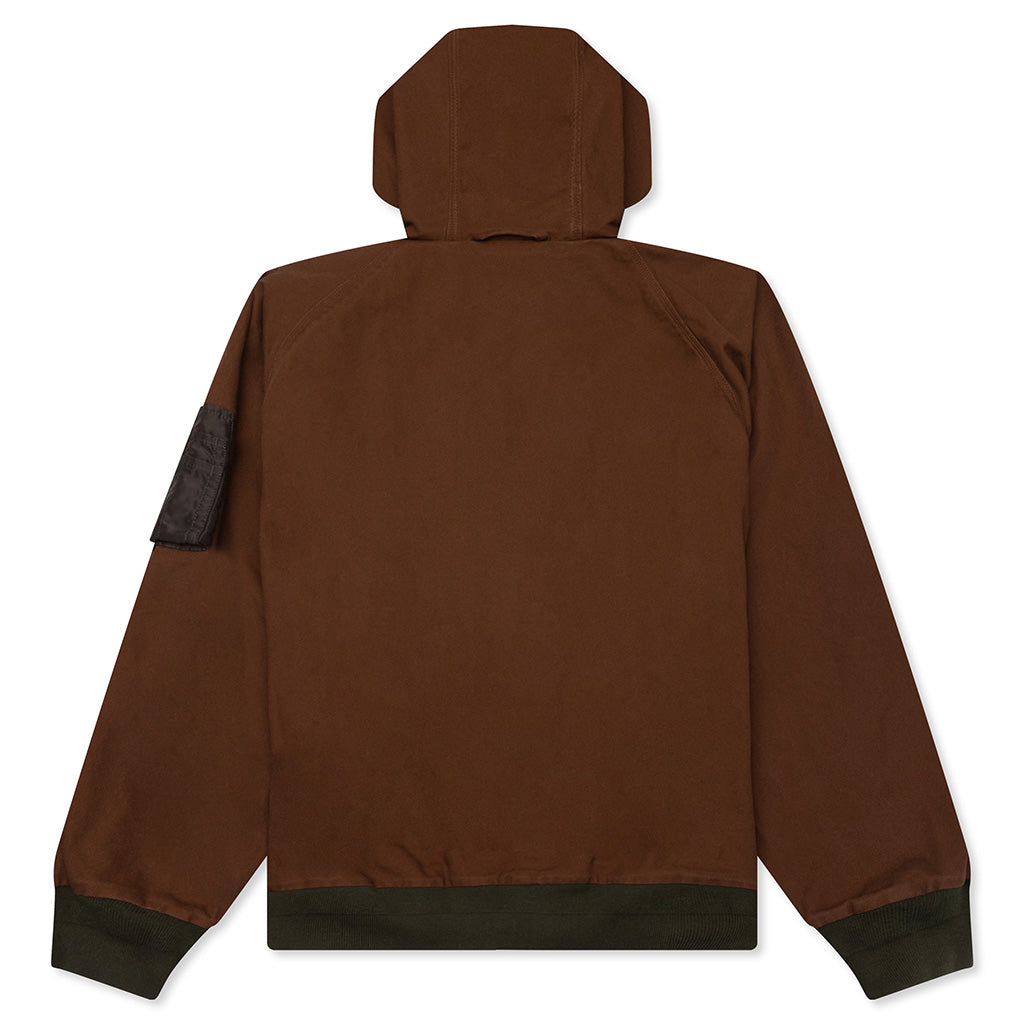 Sacai x Carhartt WIP Washed Duck Hooded Blouson - Dark Beige – Feature