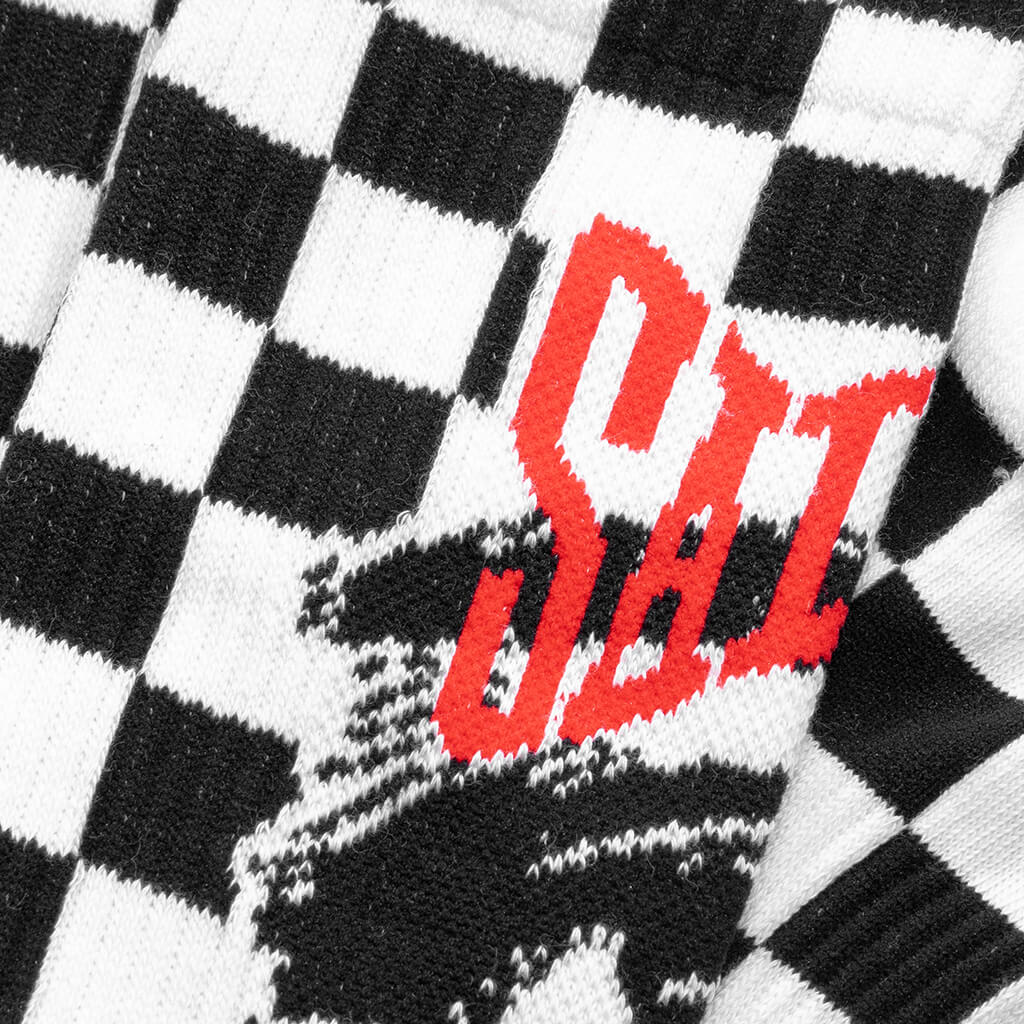 Saint Eye Socks - Black/White – Feature