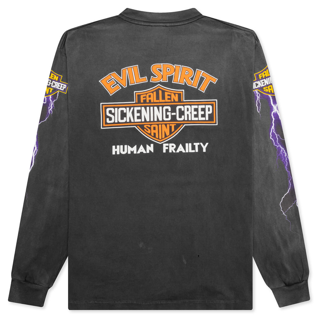 Evil Spilit L/S 티셔츠 - 블랙 – Feature