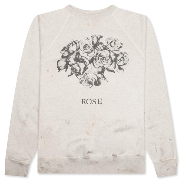 Rose Crewneck - Grey