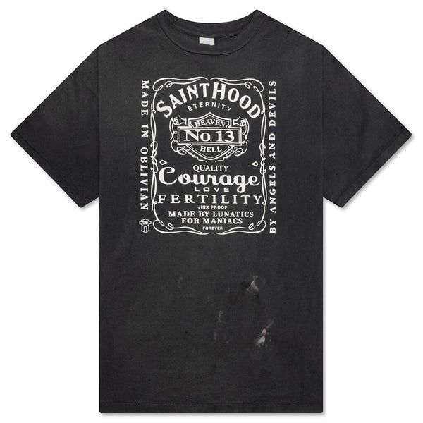 Saint Michael x Neighborhood Skull Bike Tee - Black