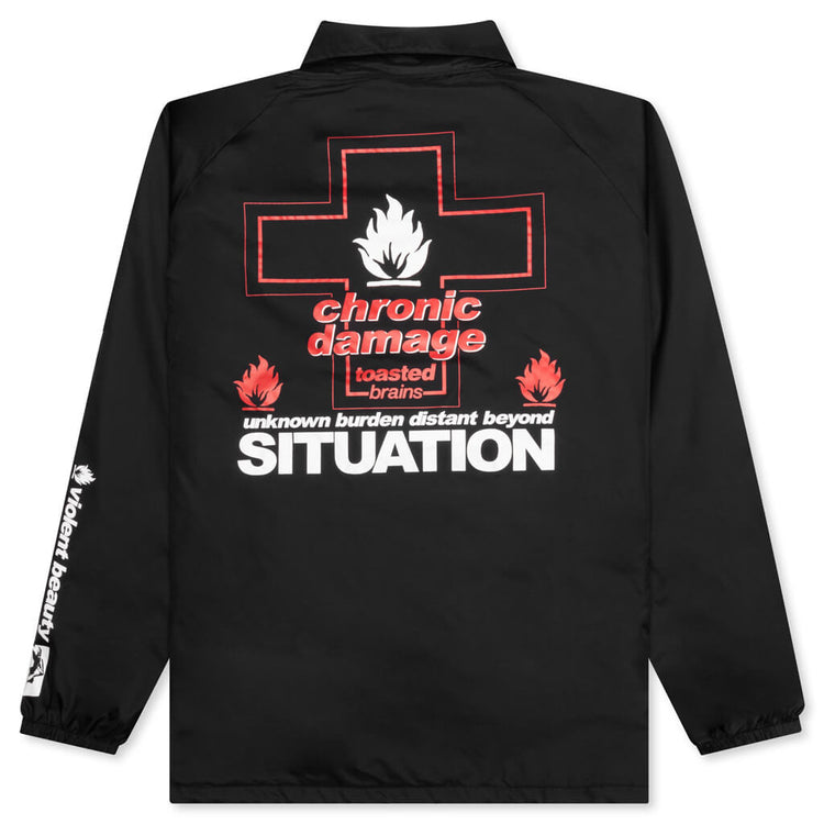 Unknown Coach Jacket - Black – Feature