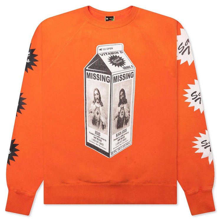 Saint Michael x Denim Tears Milk Pack Sweatshirt - Orange – Feature 