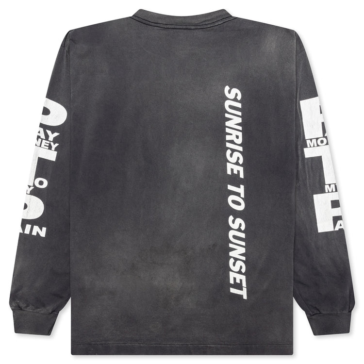 Saint Michael x Pay Money To My Pain SR To SS L/S Tee - Black 