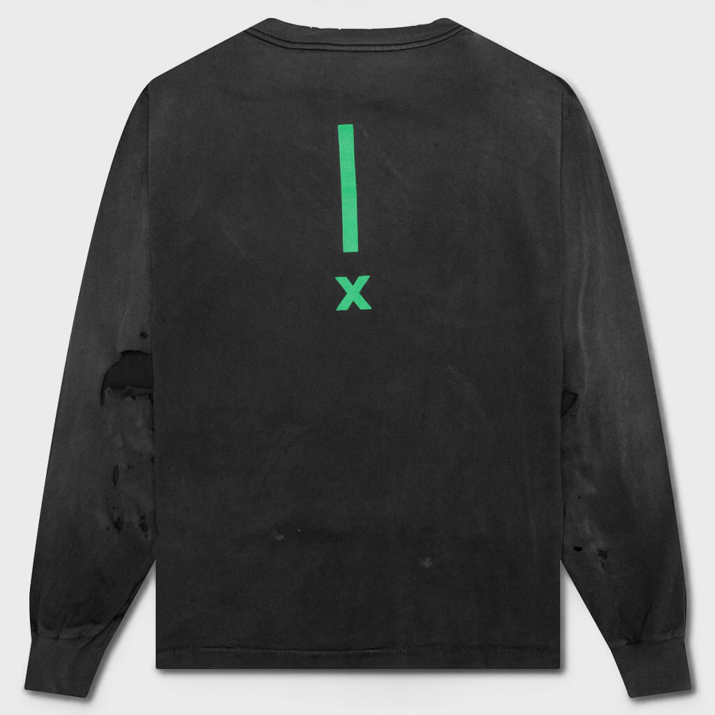 saint michael SHERMER LONG SLEEVE Tシャツ Saint Michael x Shermer Academy Saint Room L/S Tee - Black – Feature