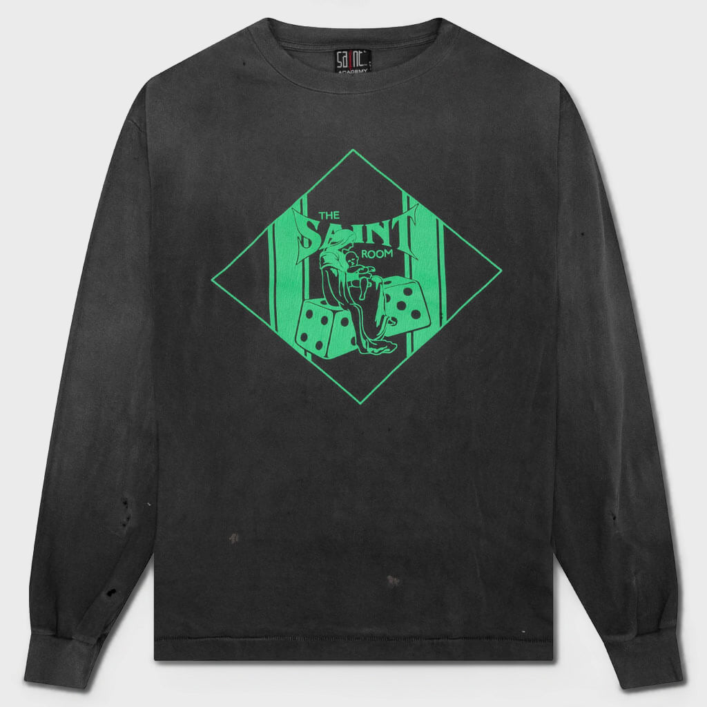 Saint Michael x Shermer Academy Saint Room L/S Tee - Black – Feature