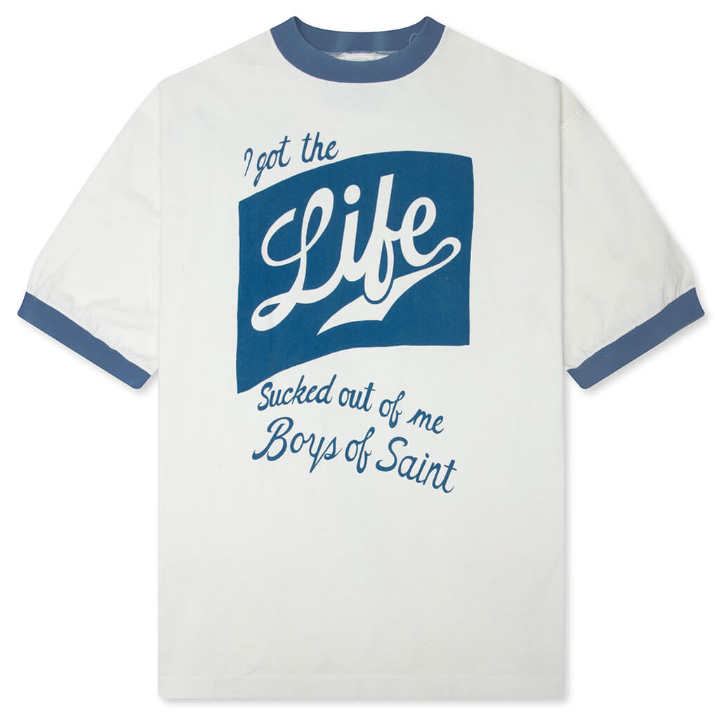 Saint M6 x BOS Ringer S/S T-Shirt - White – Feature