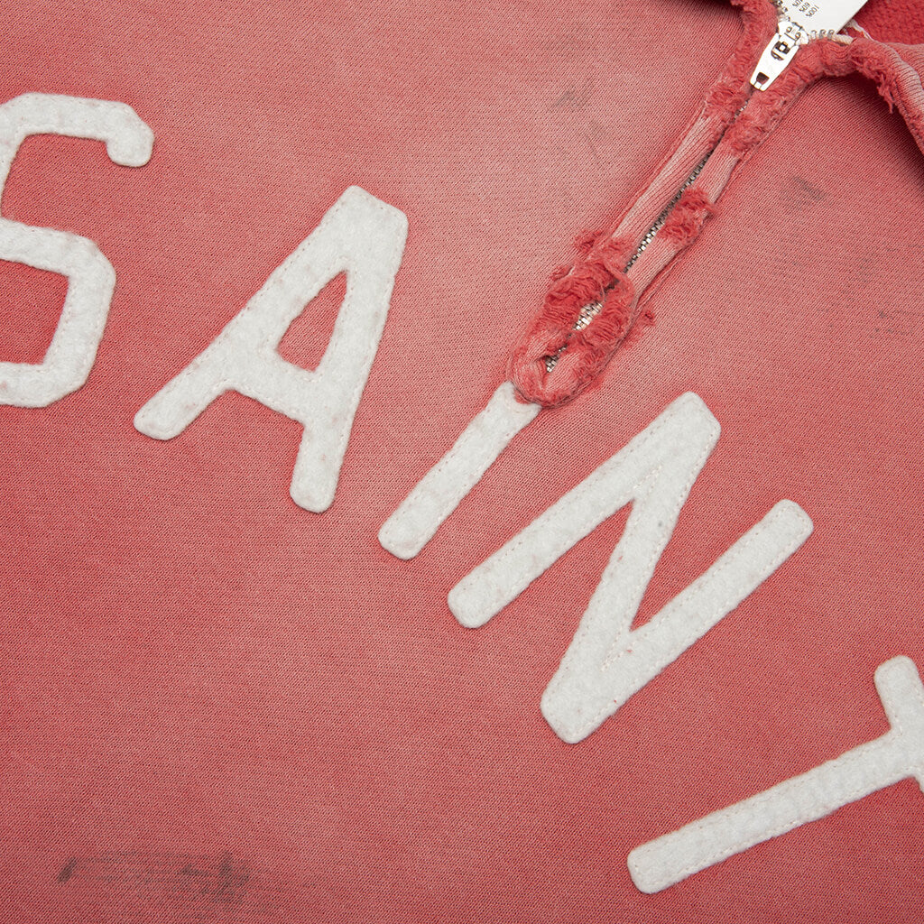 Saint S/S Half Zip Sweat Polo - Red – Feature