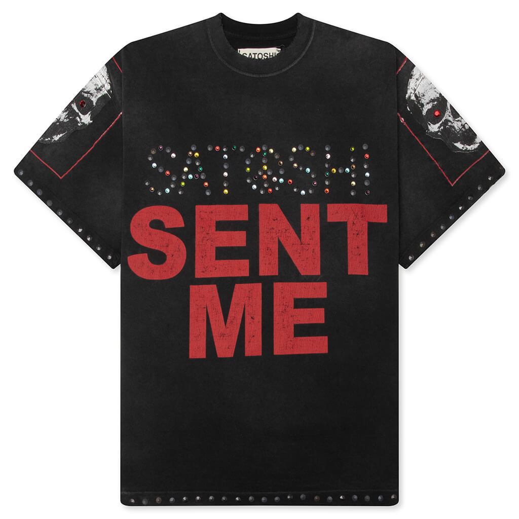 Satoshi Sent Me Tee - Washed Black – Feature