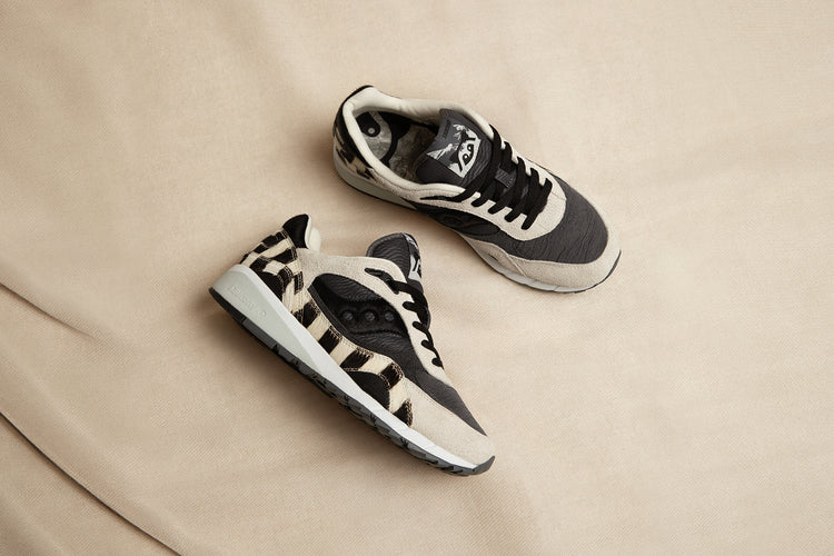 Saucony x Good Manner Raccoon Shadow 6000 - Grey/Beige – Feature display picture 3