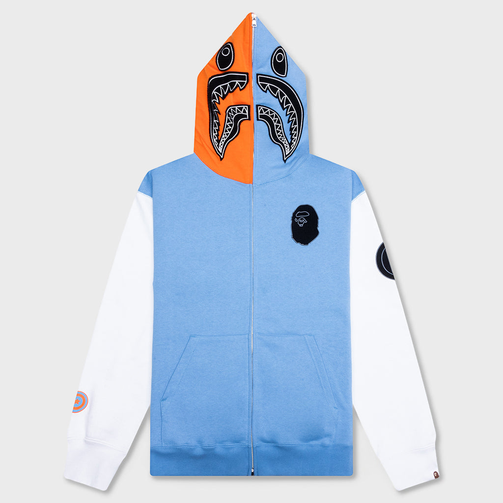 Shark Full Zip Hoodie Indonesia - Blue – Feature
