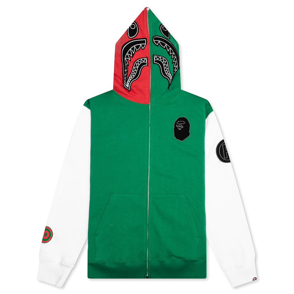 Shark Full Zip Hoodie Italy - Green – Feature