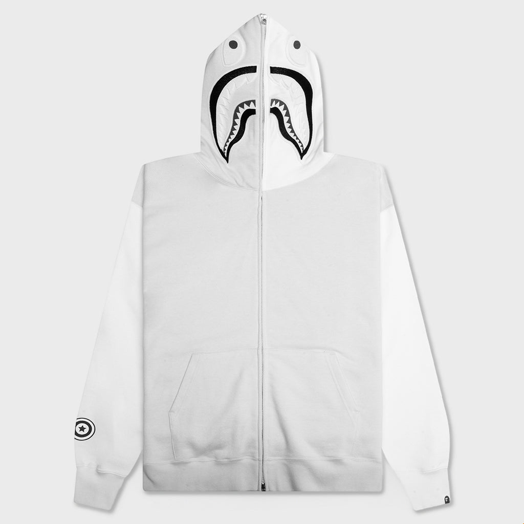 Shark Full Zip Hoodie #1 - Gray – Feature
