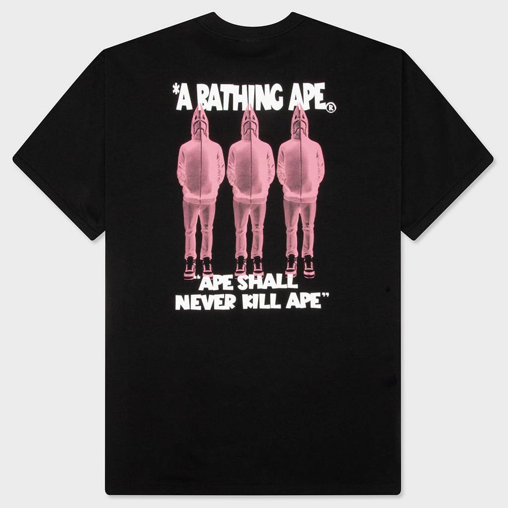 Shark Seijin A Bathing Ape Logo Tee - Black – Feature