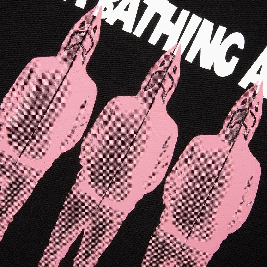 Shark Seijin A Bathing Ape Logo Tee - Black – Feature
