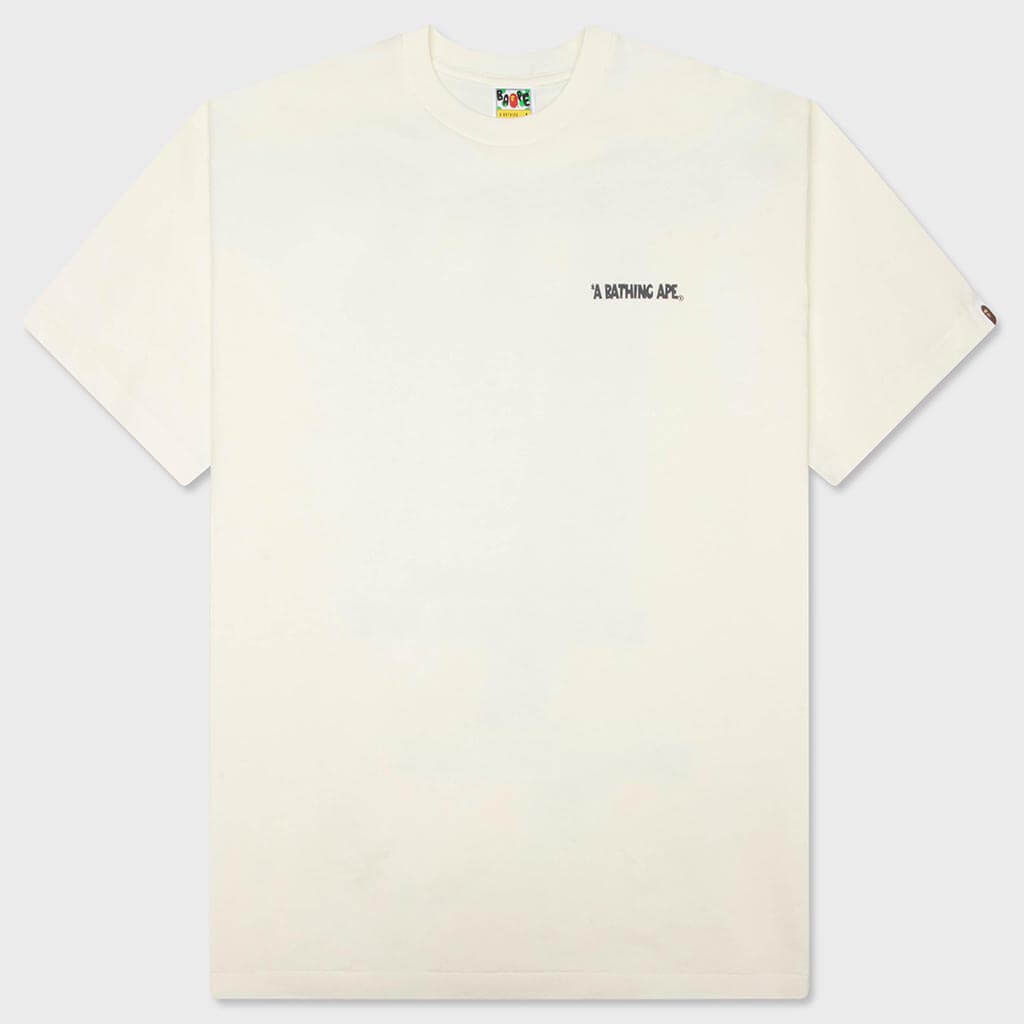 Shark Seijin A Bathing Ape Logo Tee - Ivory
