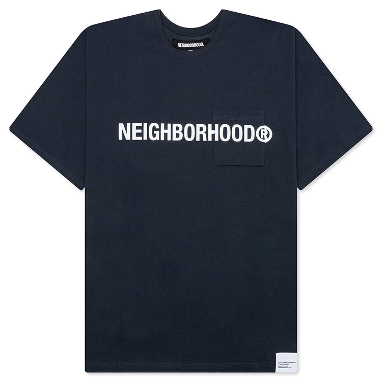 Sheltech P S/S Crewneck - Navy – Feature