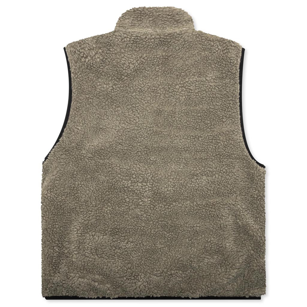 Sherpa Reversible Vest - Stone – Feature