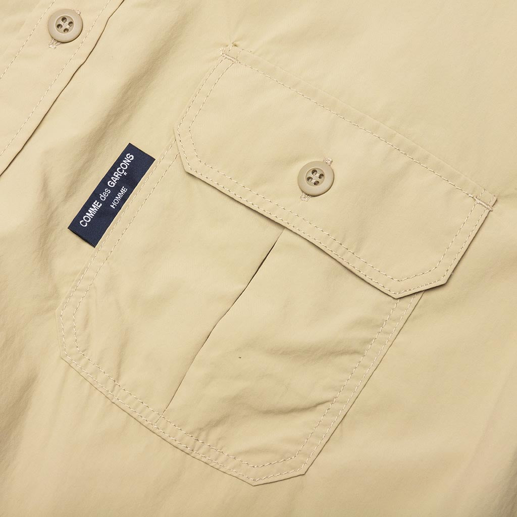 Nylon Shirt - Beige – Feature
