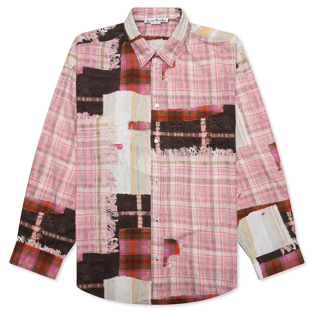 Patchwork Flannel - Pink/Multi – Feature