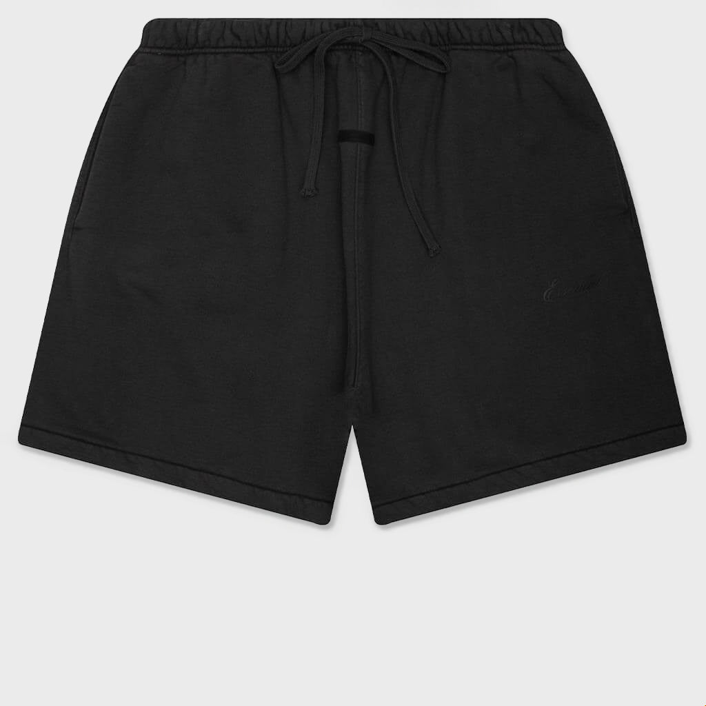 Signature Classic Sweatshort - Faded Black