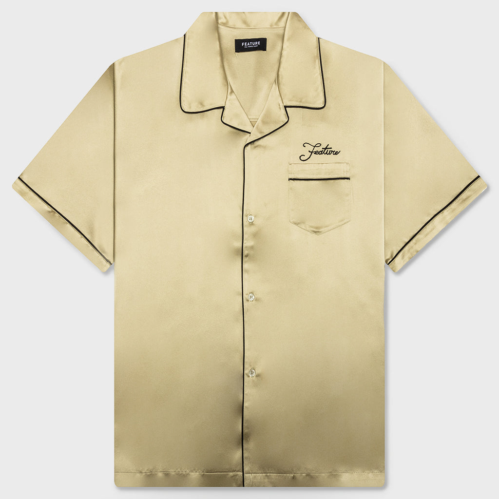 Baptiste Silk Shirt - Gold