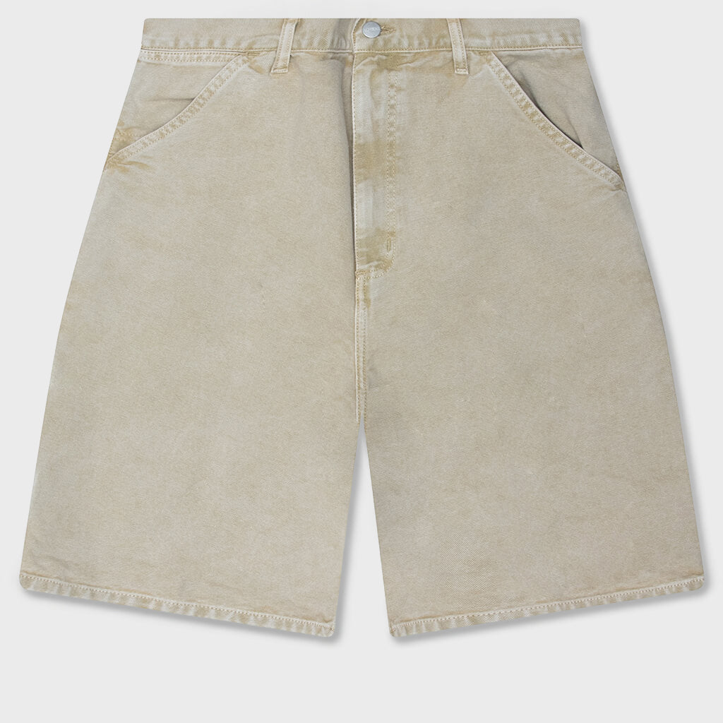 Single Knee Short - Dusty Hamilton Brown Chalk Wash – Feature