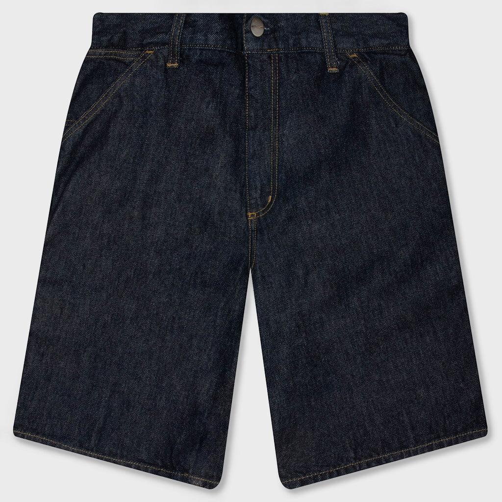 Single Knee Short - Blue Rinsed