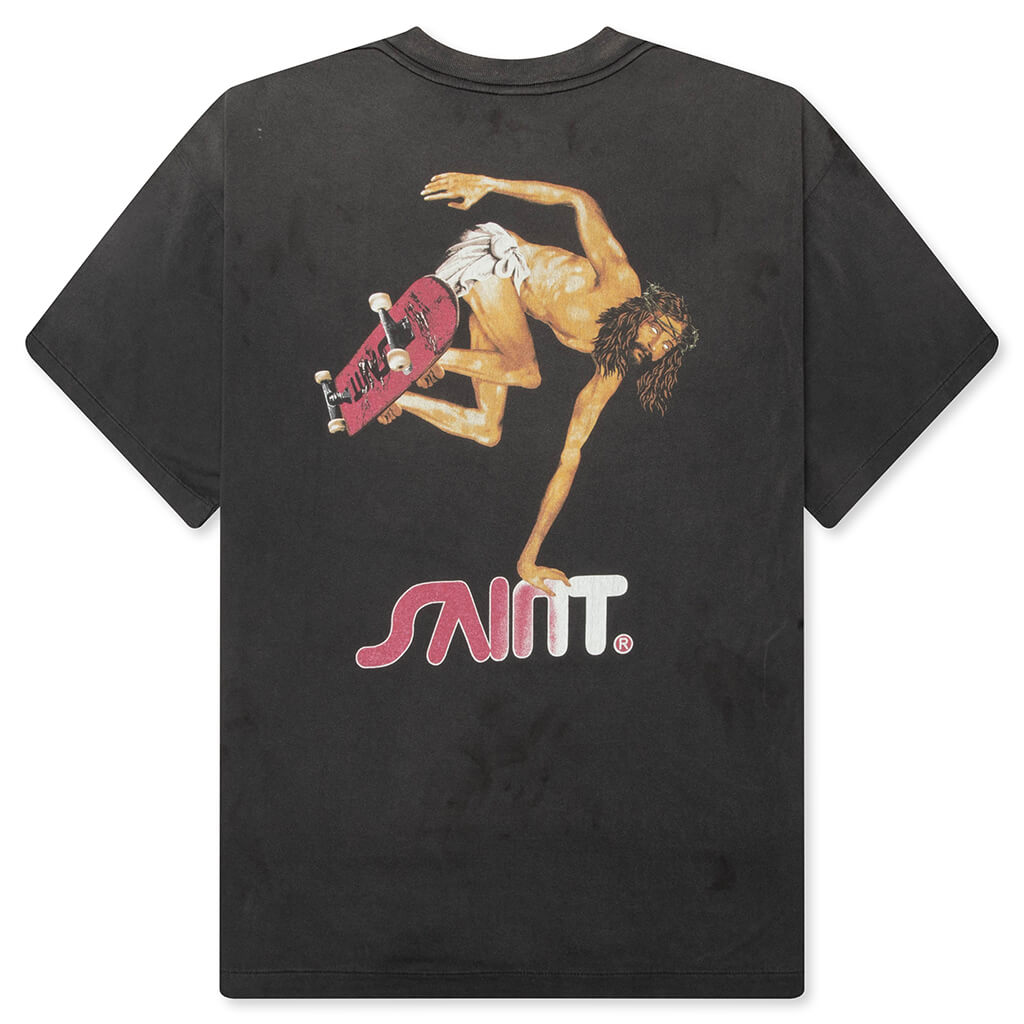 saint michel 26SS SKATE Tシャツ XL Skate S/S T-Shirt - Black – Feature