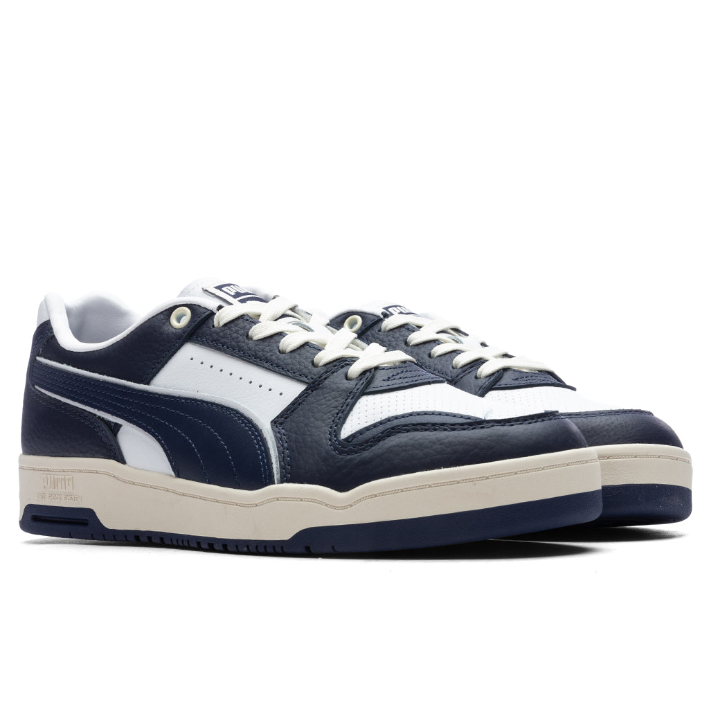 Slipstream Lo Vintage - White/New Navy – Feature