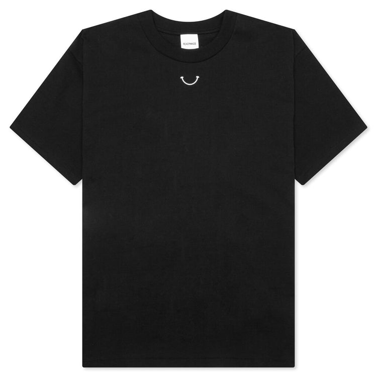 Smile S/S T-Shirt - Black – Feature