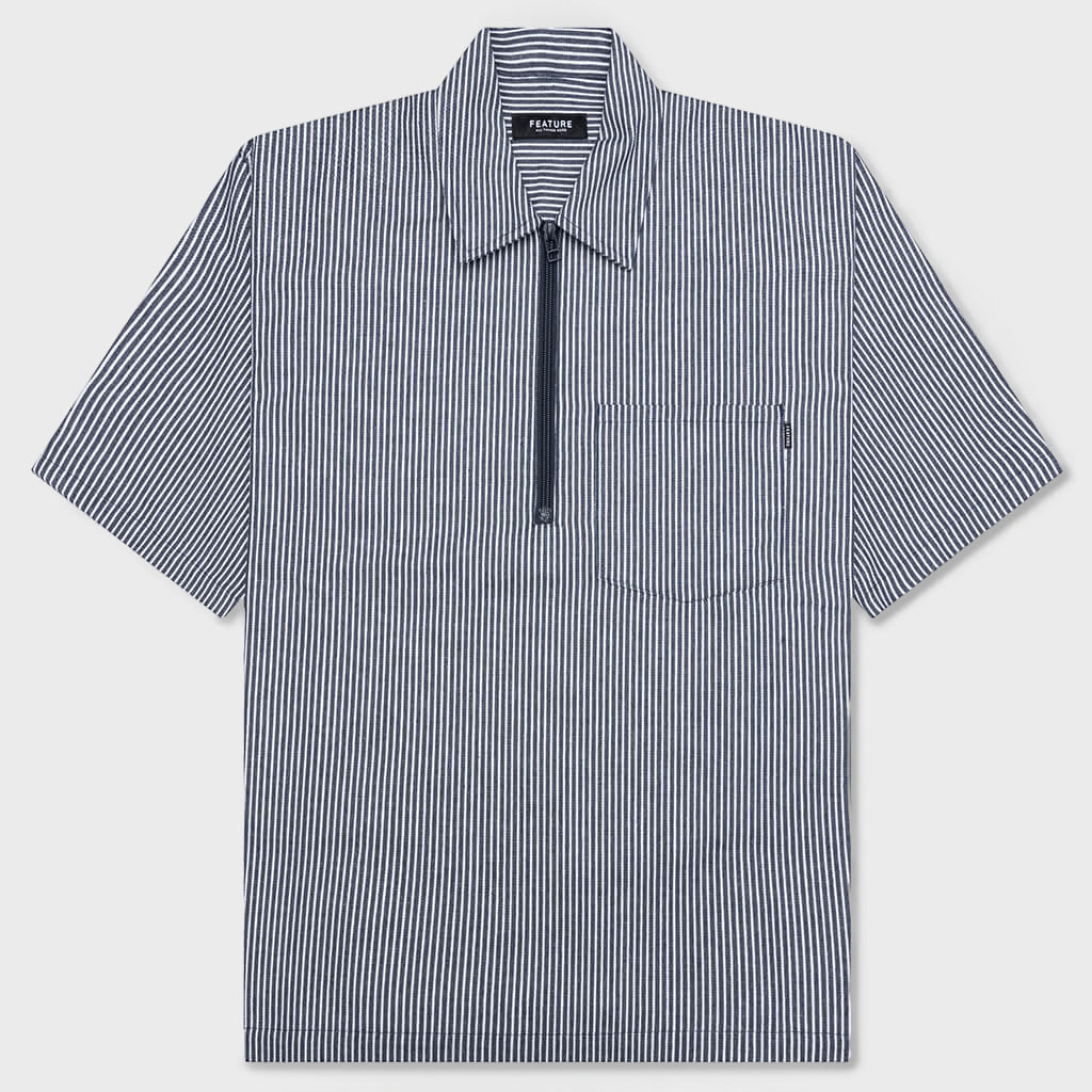 Smith 3/4 Zip Shirt - Red – Feature