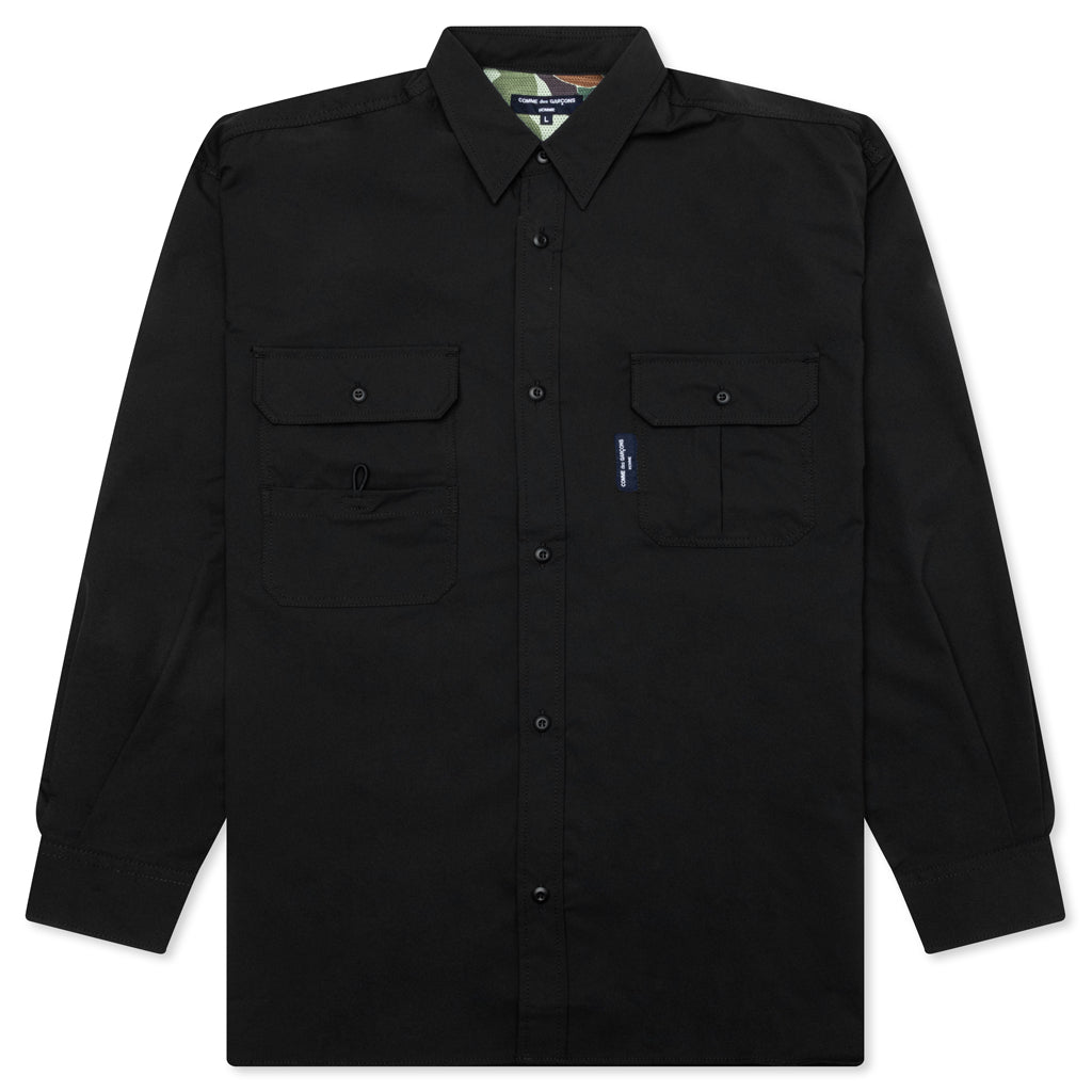 Solotex Pocket L/S Shirt - Black – Feature