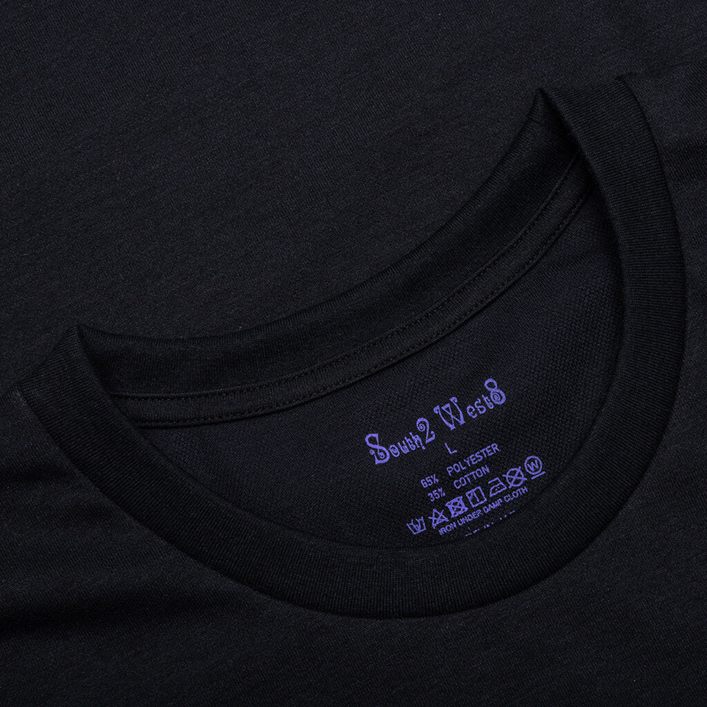 Round Pocket S/S Tee - Black – Feature
