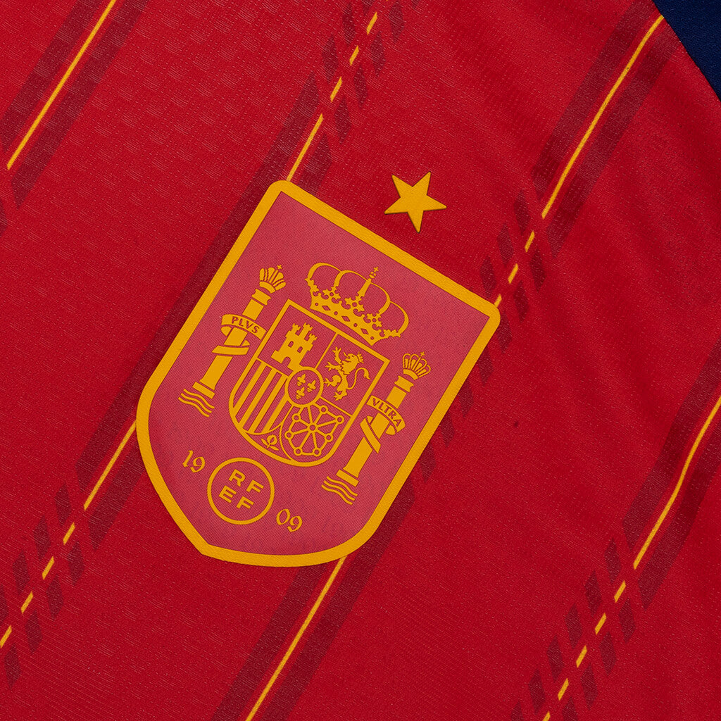 Spain 26 Home Authentic Jersey - Red – Feature