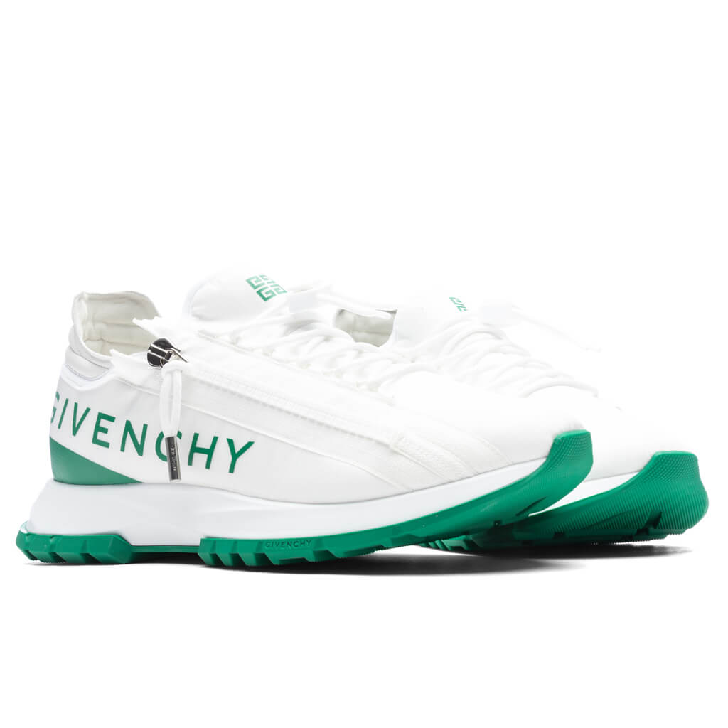 Spectre Zip Runners - White/Green – Feature