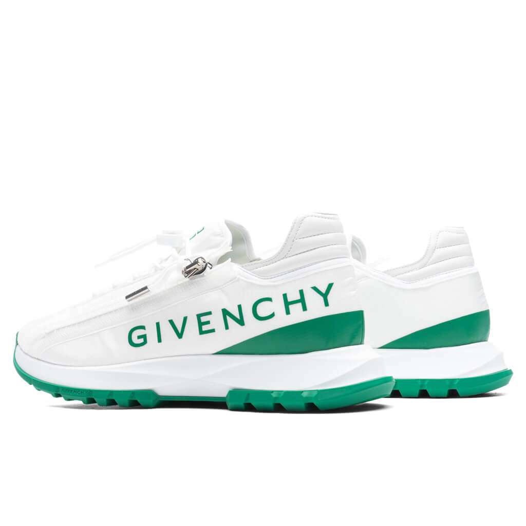 Spectre Zip Runners - White/Green – Feature