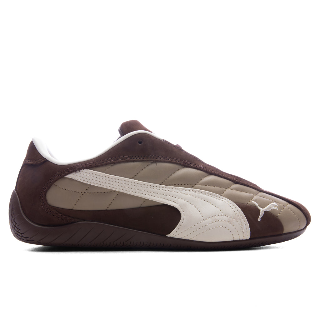 PUMA SPEEDCAT 001 コーヒー　ブラウン　24.5 Speedcat Plus Quilted - Espresso Brown/Warm White – Feature