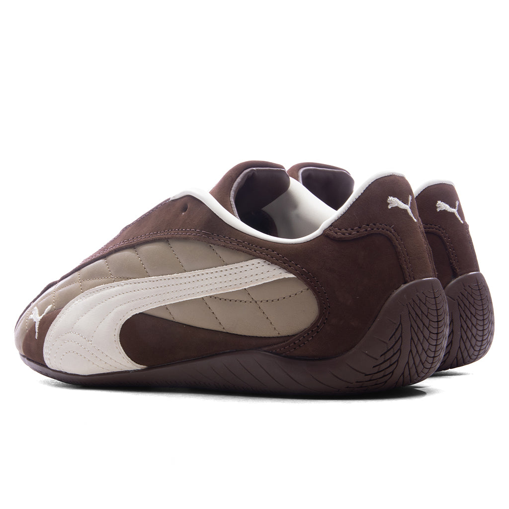 PUMA SPEEDCAT 001 コーヒー　ブラウン　24.5 Speedcat Plus Quilted - Espresso Brown/Warm White – Feature