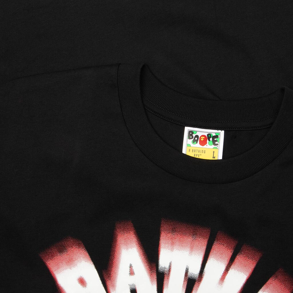 Spray College Relaxed Fit Tee - Black – Feature