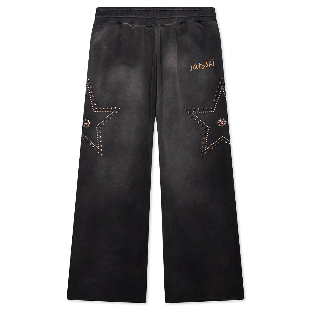 Star Studded Sweatpant - Black – Feature