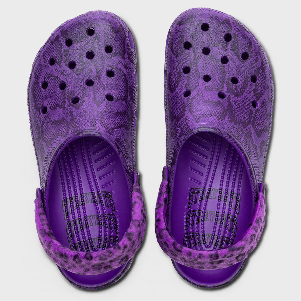 Crocs x Stray Rats Classic Clog - Ultraviolet – Feature