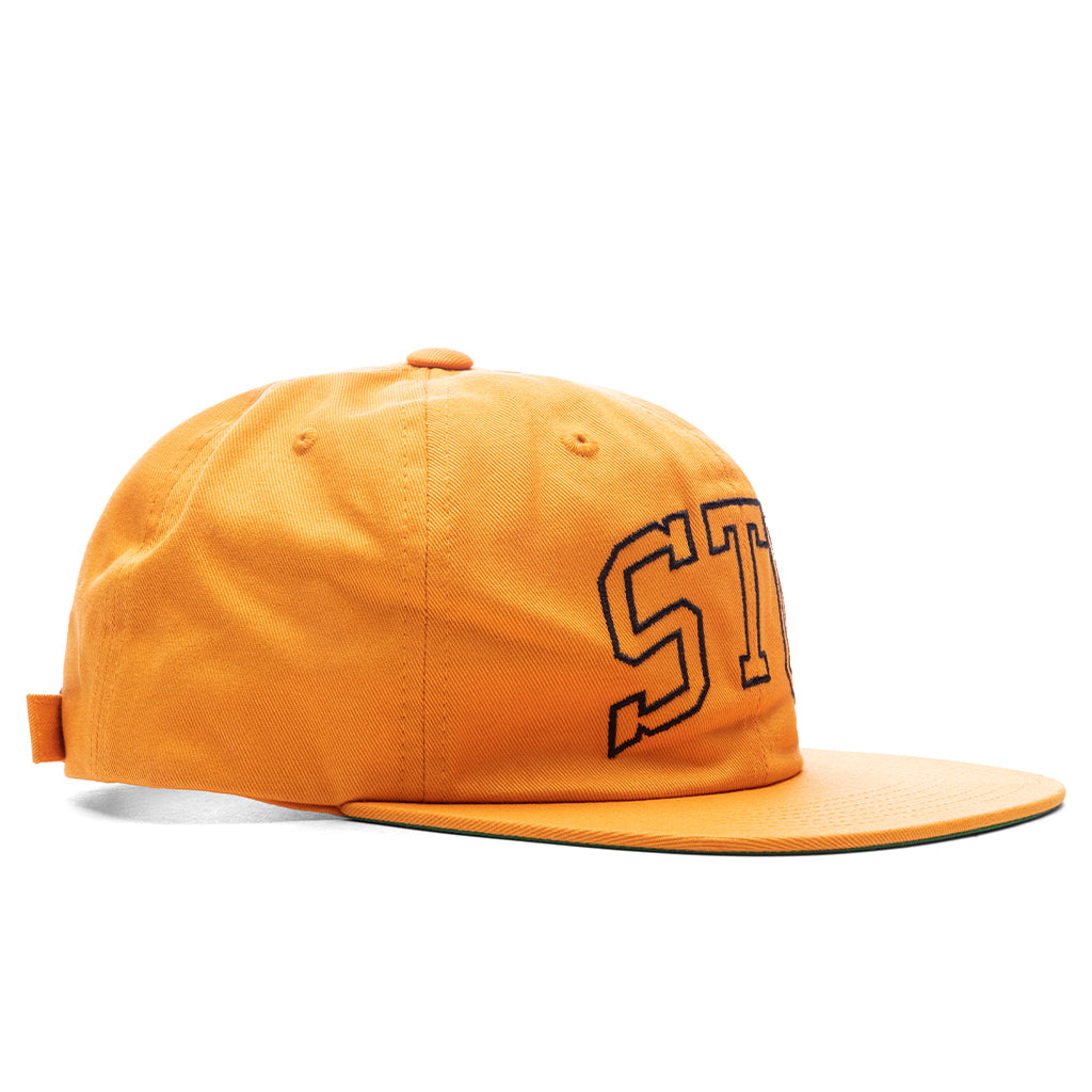 Stu Arch Strapback Cap - Uni Gold – Feature